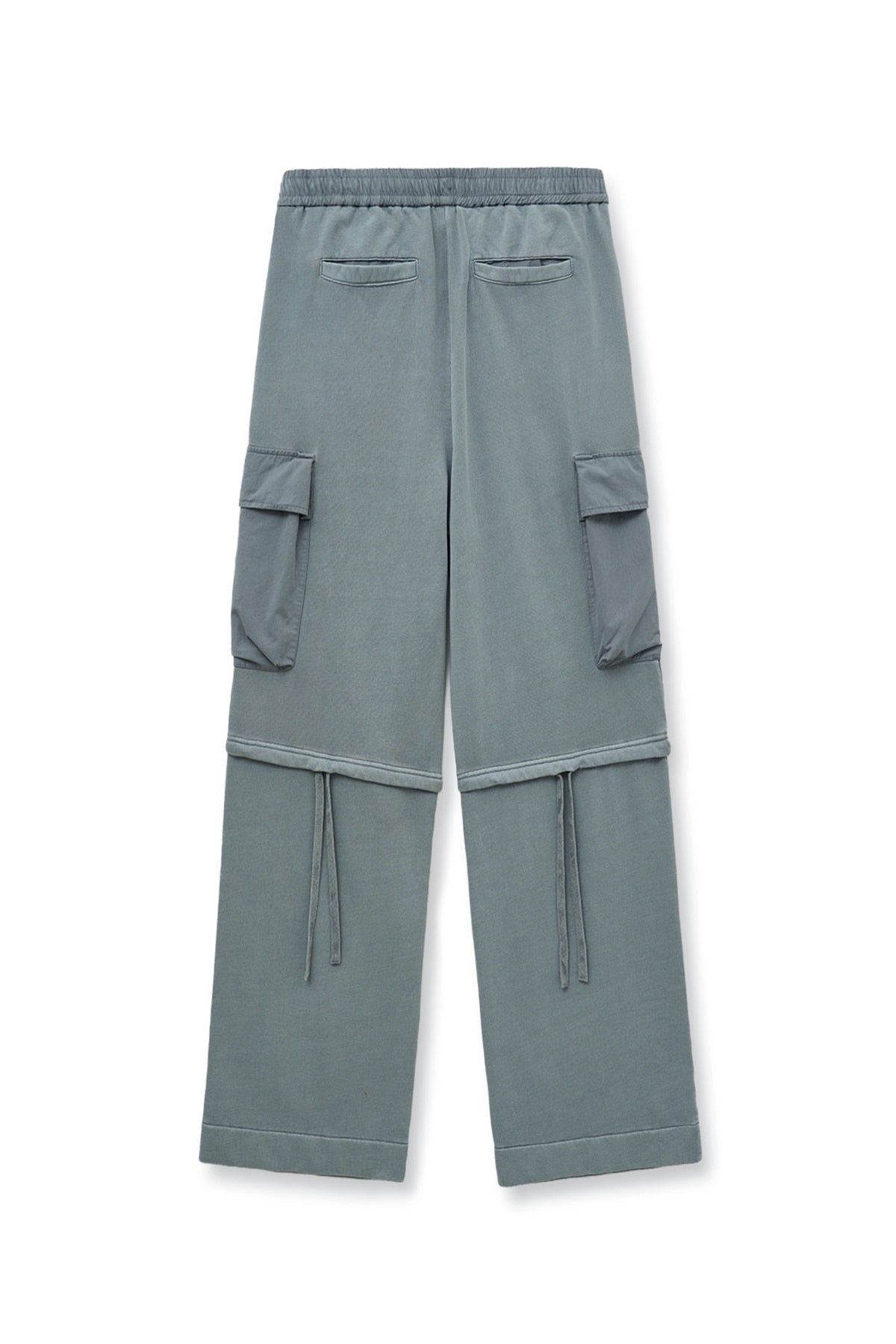 matinkim PIGMENT DYED CARGO PANTS FOR MEN IN LIGHT GREY