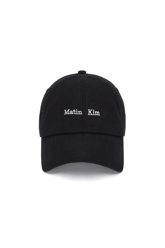 matinkim MATIN MINI CLASSIC LOGO BALL CAP IN BLACK