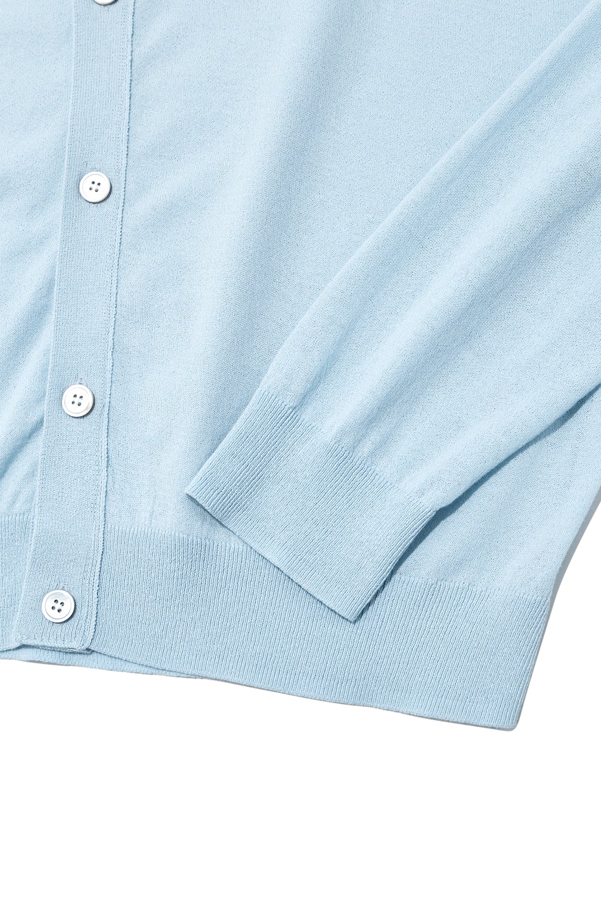 matinkim BACK LOGO SEE THROUGH CARDIGAN FOR MEN IN SKY