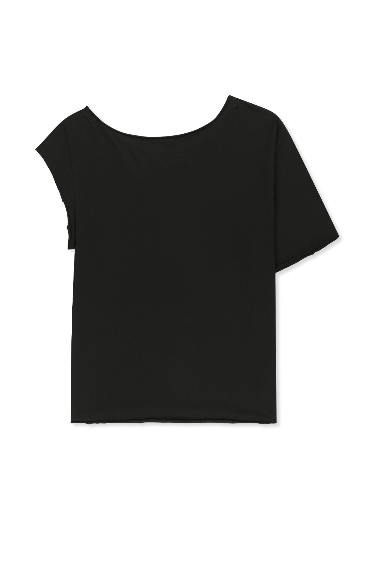 matinkim ASYMMETRIC OFF SHOULDER TOP IN BLACK