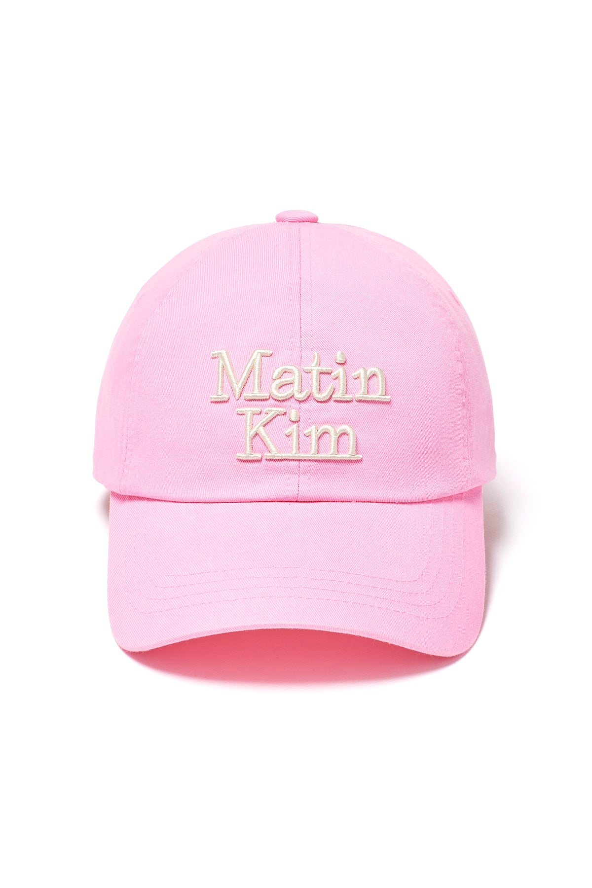 matinkim MATIN VOLUME LOGO BALL CAP IN PINK