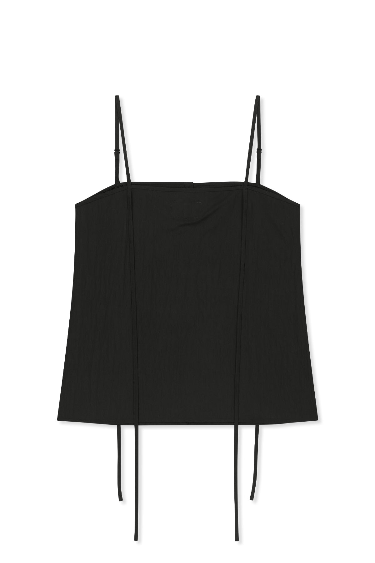 matinkim BUTTON SLEEVELESS BLOUSE IN BLACK