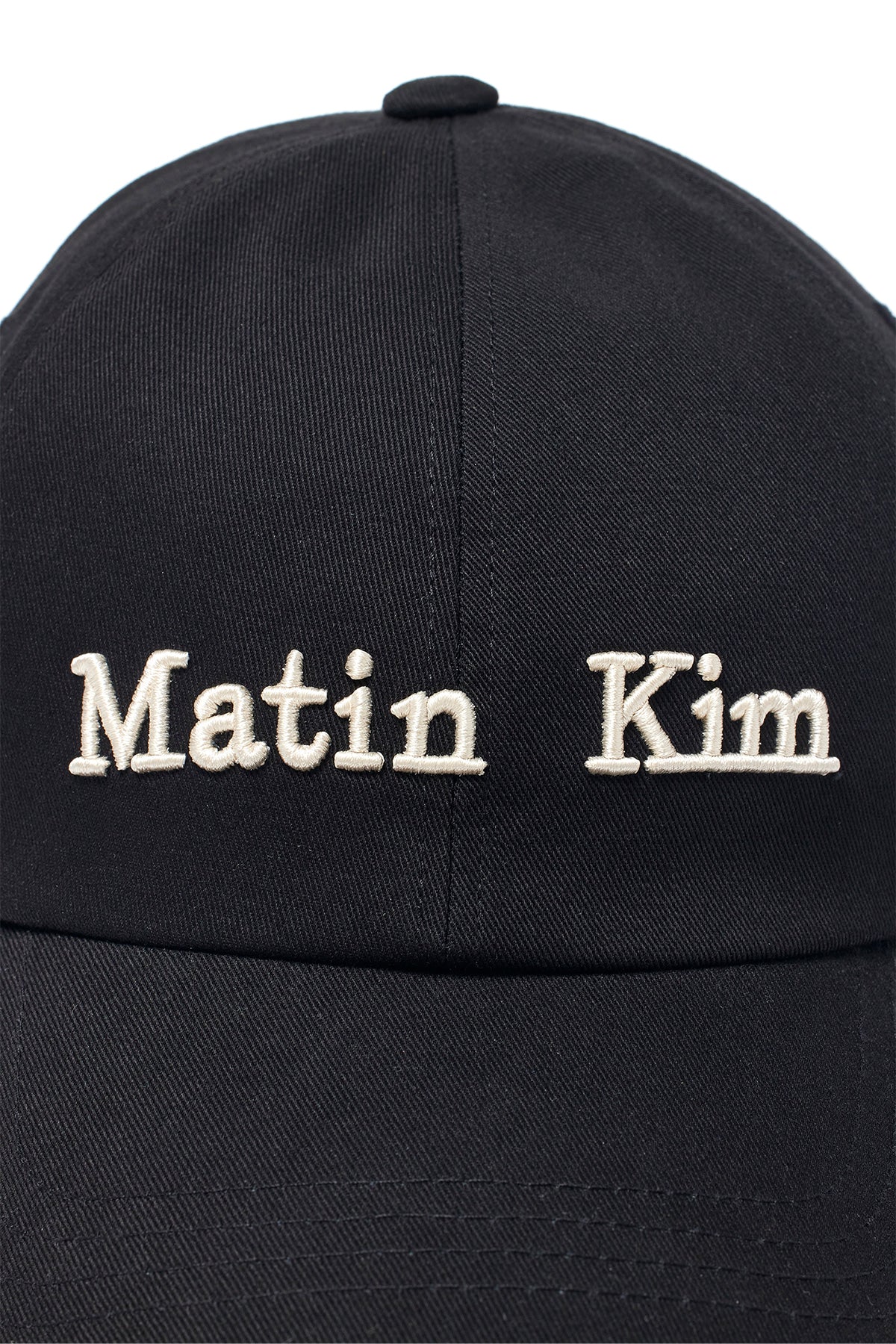matinkim MATIN CLASSIC LOGO BALL CAP IN BLACK