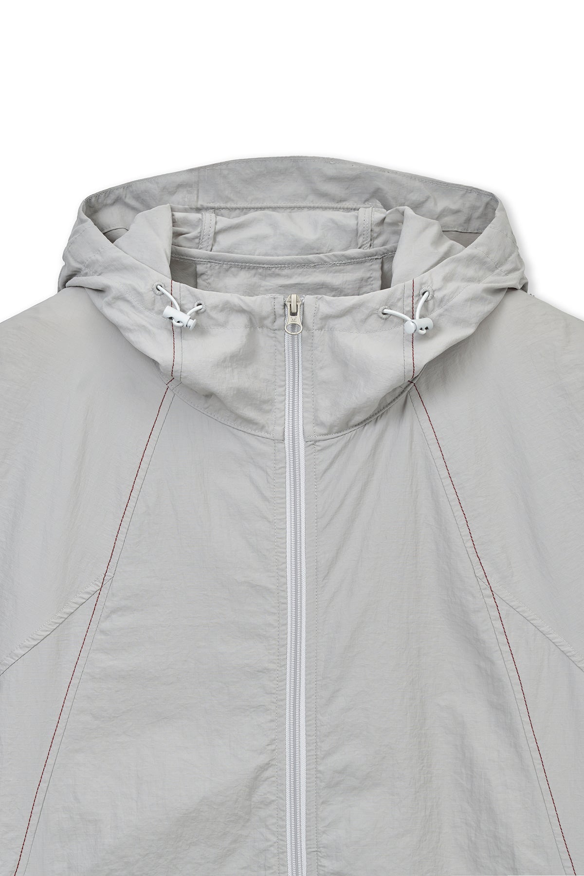 matinkim BACK LOGO HOODY WIND BREAKER IN LIGHT BEIGE