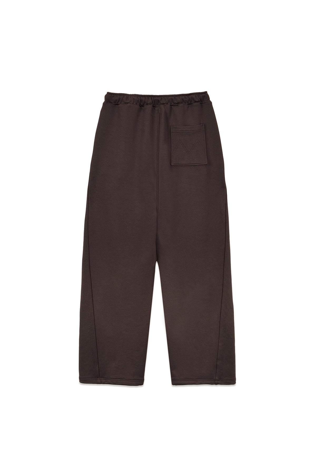 matinkim BACK POCKET GLITTER SWEATPANTS FOR MEN IN BROWN