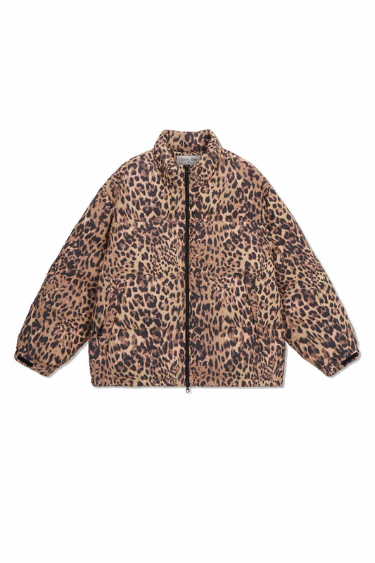 matinkim LEOPARD DOWN JUMPER IN MIX