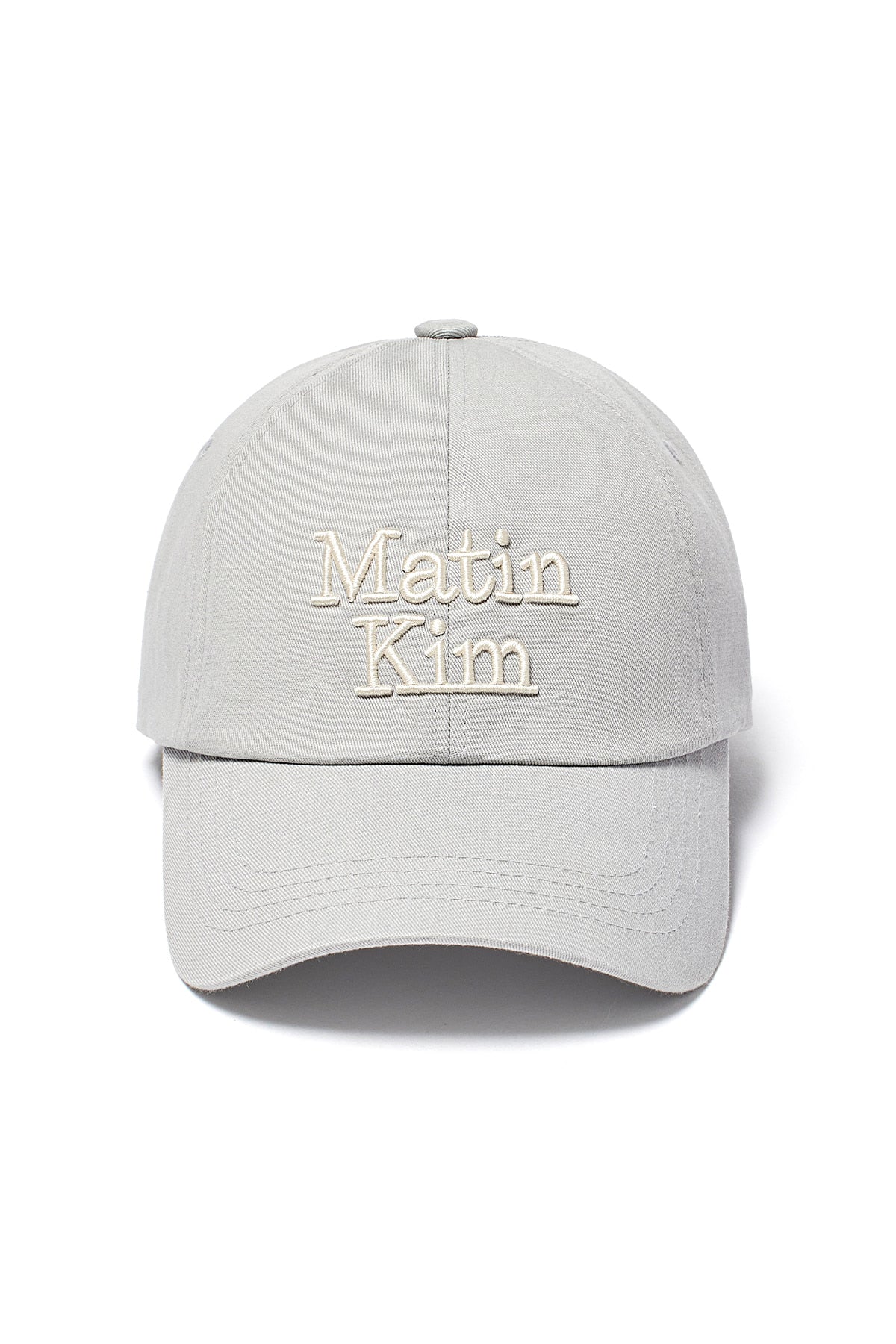 matinkim MATIN VOLUME LOGO BALL CAP IN GREY