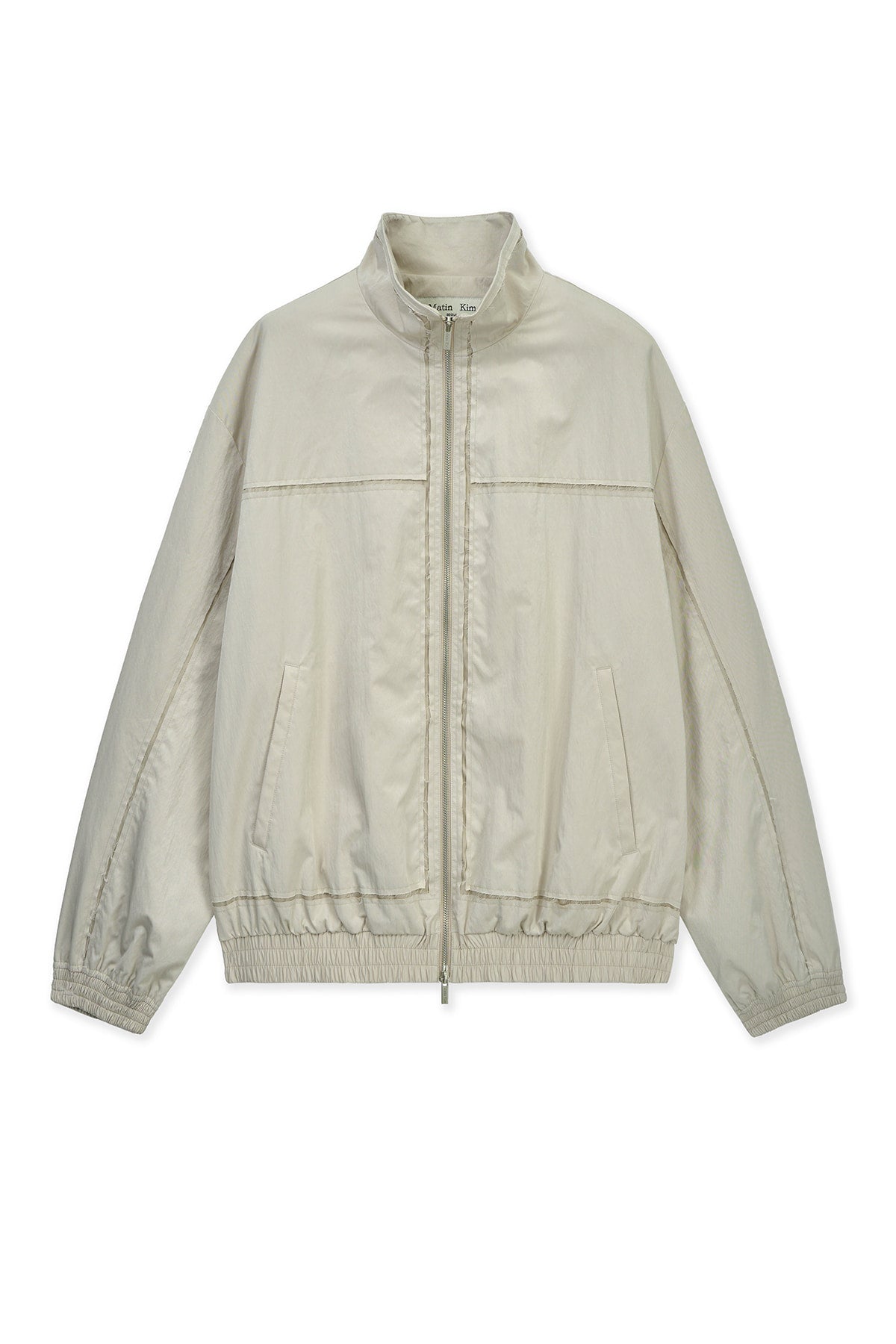 matinkim EMBROIDERY BACK LOGO JUMPER IN BEIGE