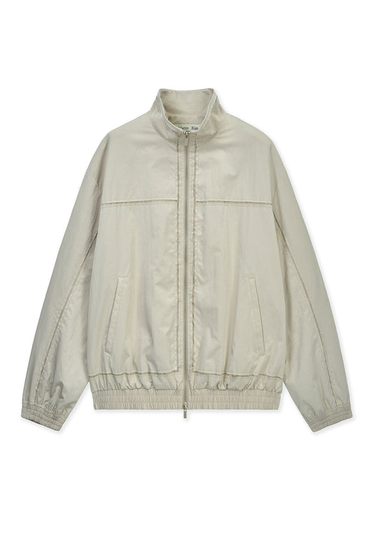 matinkim EMBROIDERY BACK LOGO JUMPER IN BEIGE