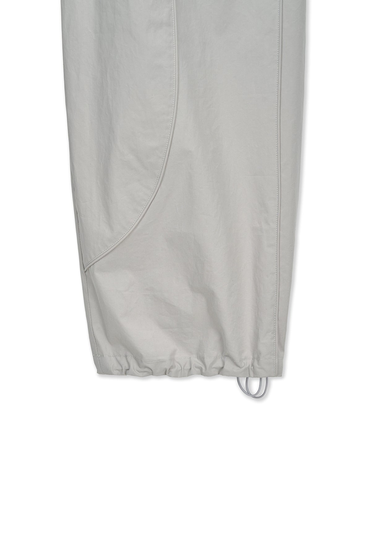 matinkim MULTI PANEL WIDE PANTS IN LIGHT GREY