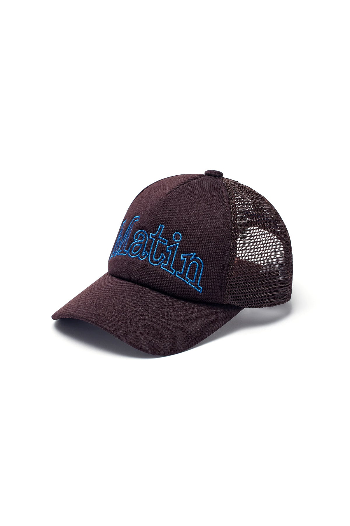 matinkim MATIN MESH TRUCKER BALL CAP IN BROWN