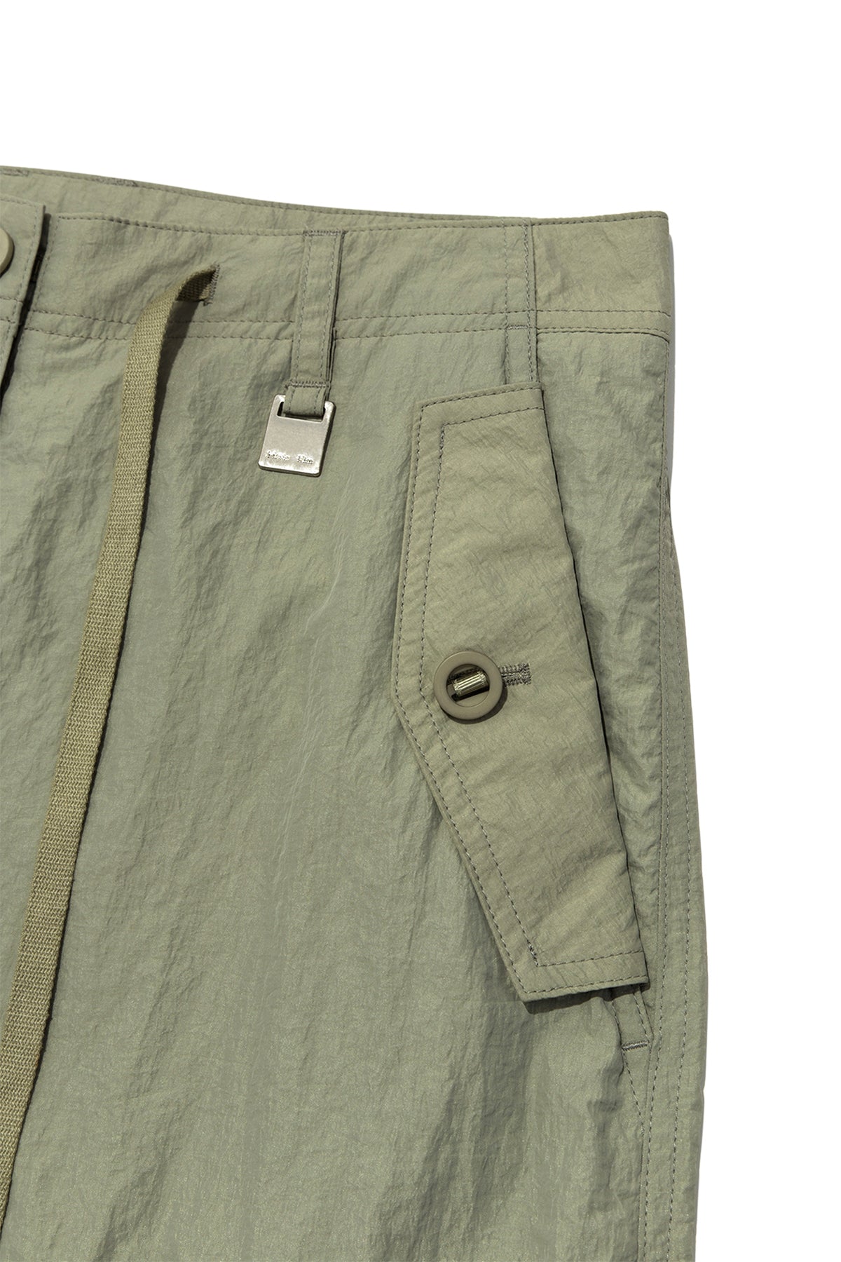 matinkim STRING NYLON CARGO PANTS IN KHAKI