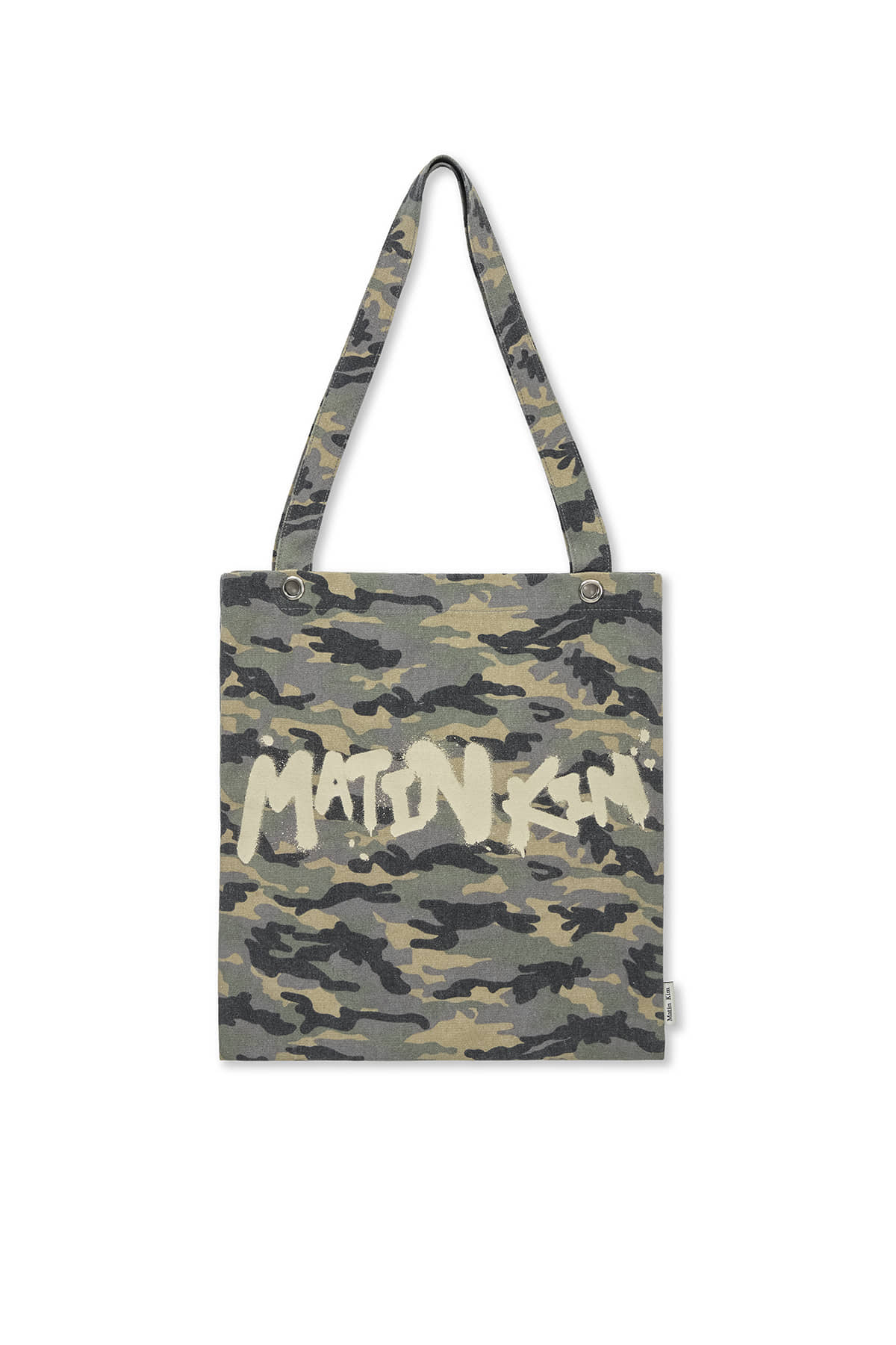 matinkim MATIN CAMOUFLAGE ECOBAG IN KHAKI