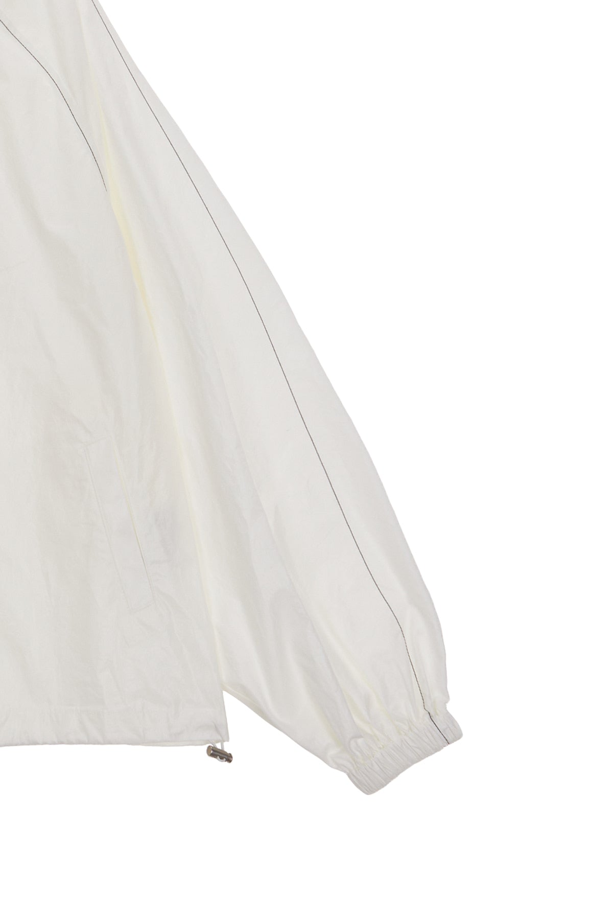 matinkim MATIN KIM LOGO COATING JUMPER IN IVORY