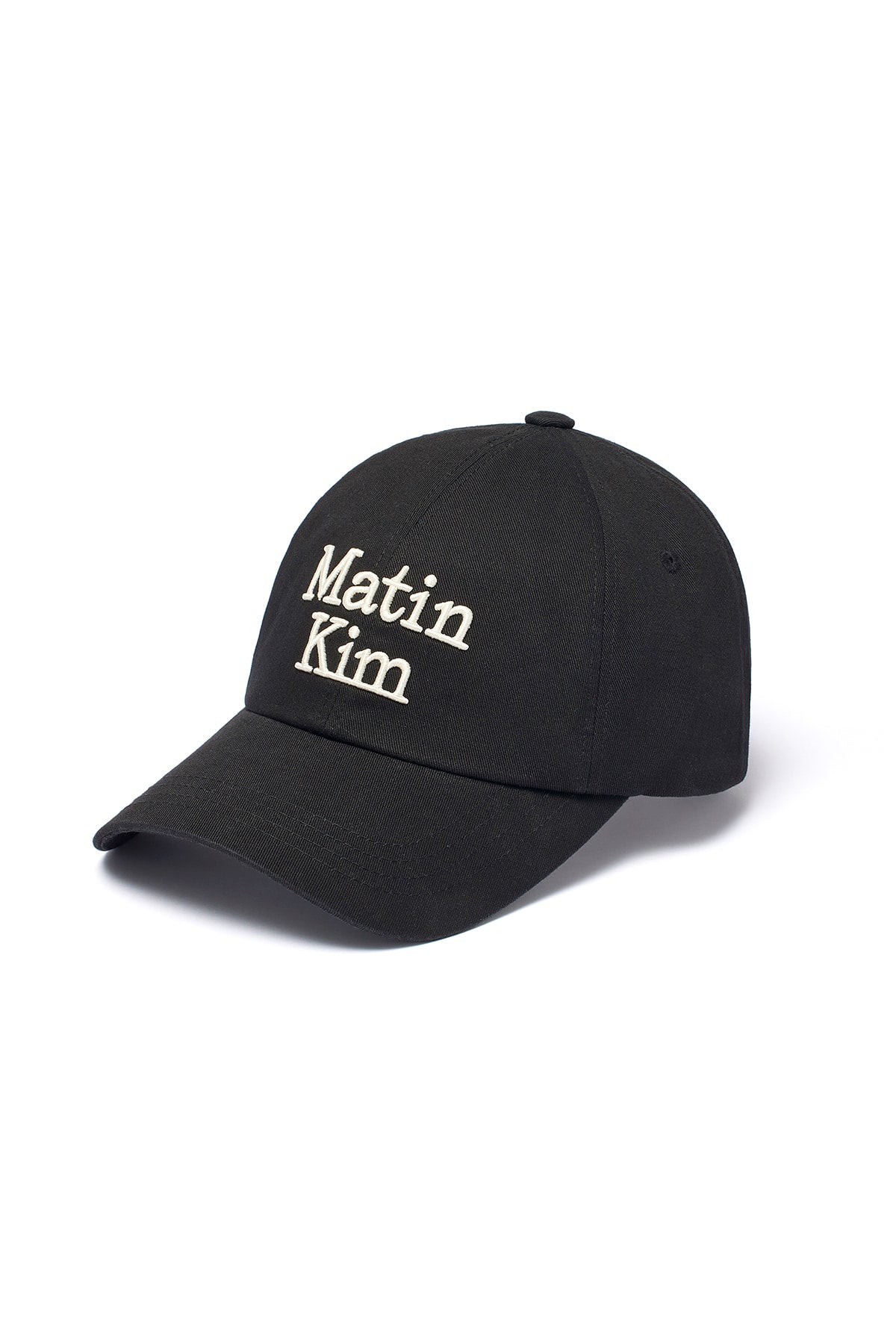 matinkim MATIN VOLUME LOGO BALL CAP IN BLACK