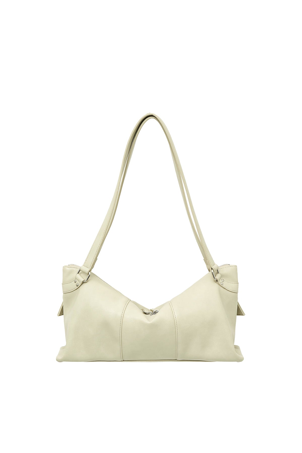 matinkim WIDE NEMO SHOULDER BAG IN LIGHT BEIGE