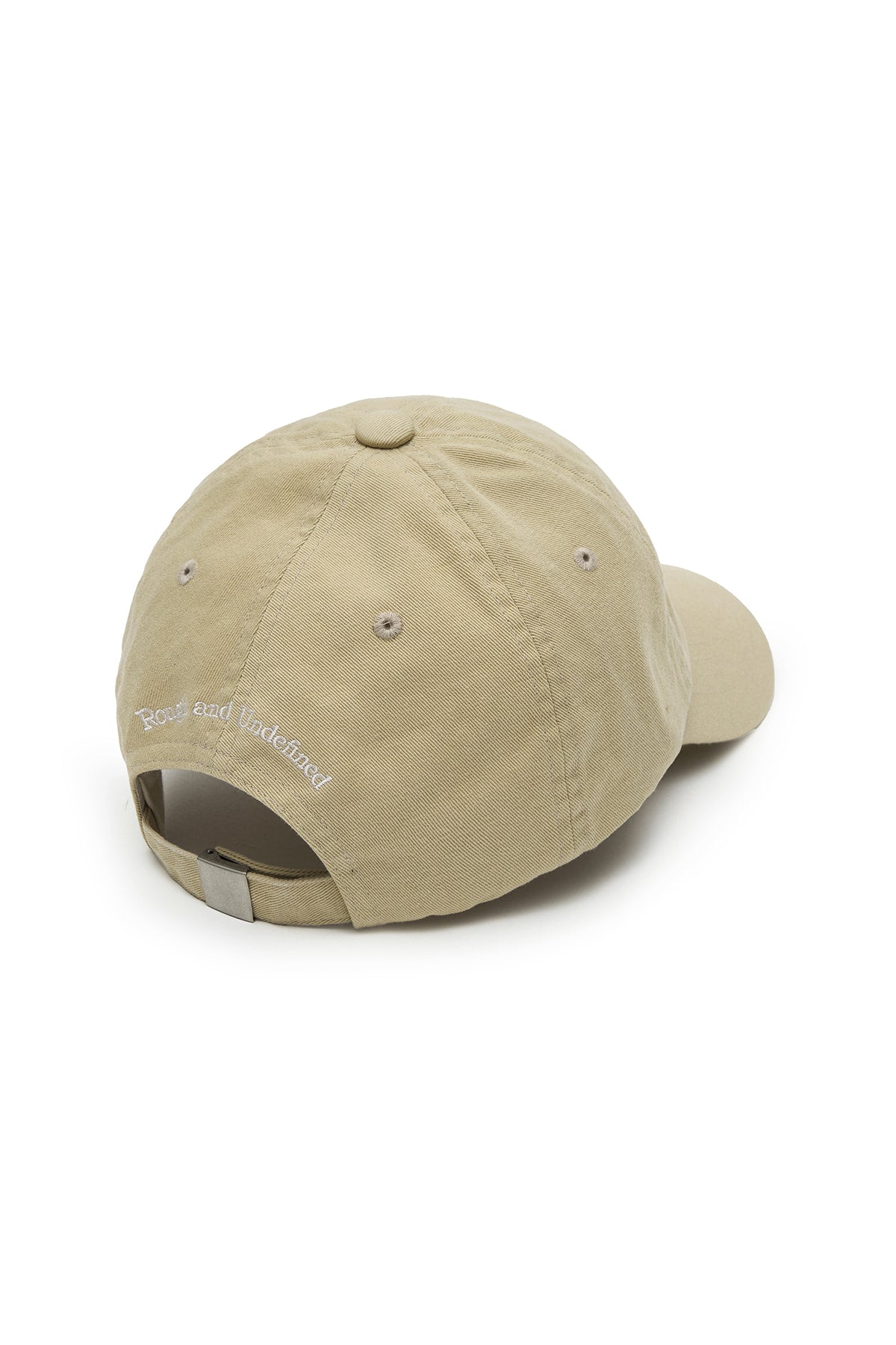 matinkim MATIN BLOCK LOGO BALL CAP IN BEIGE