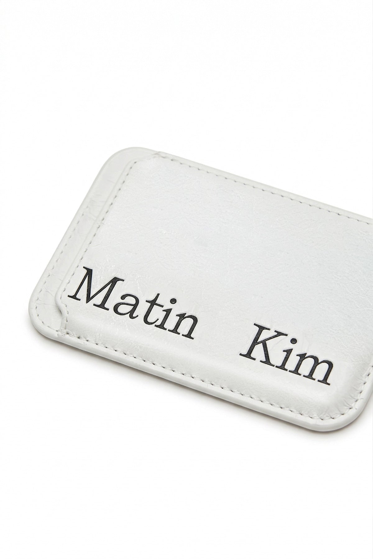 matinkim MATIN MAGNETIC CARD WALLET IN IVORY