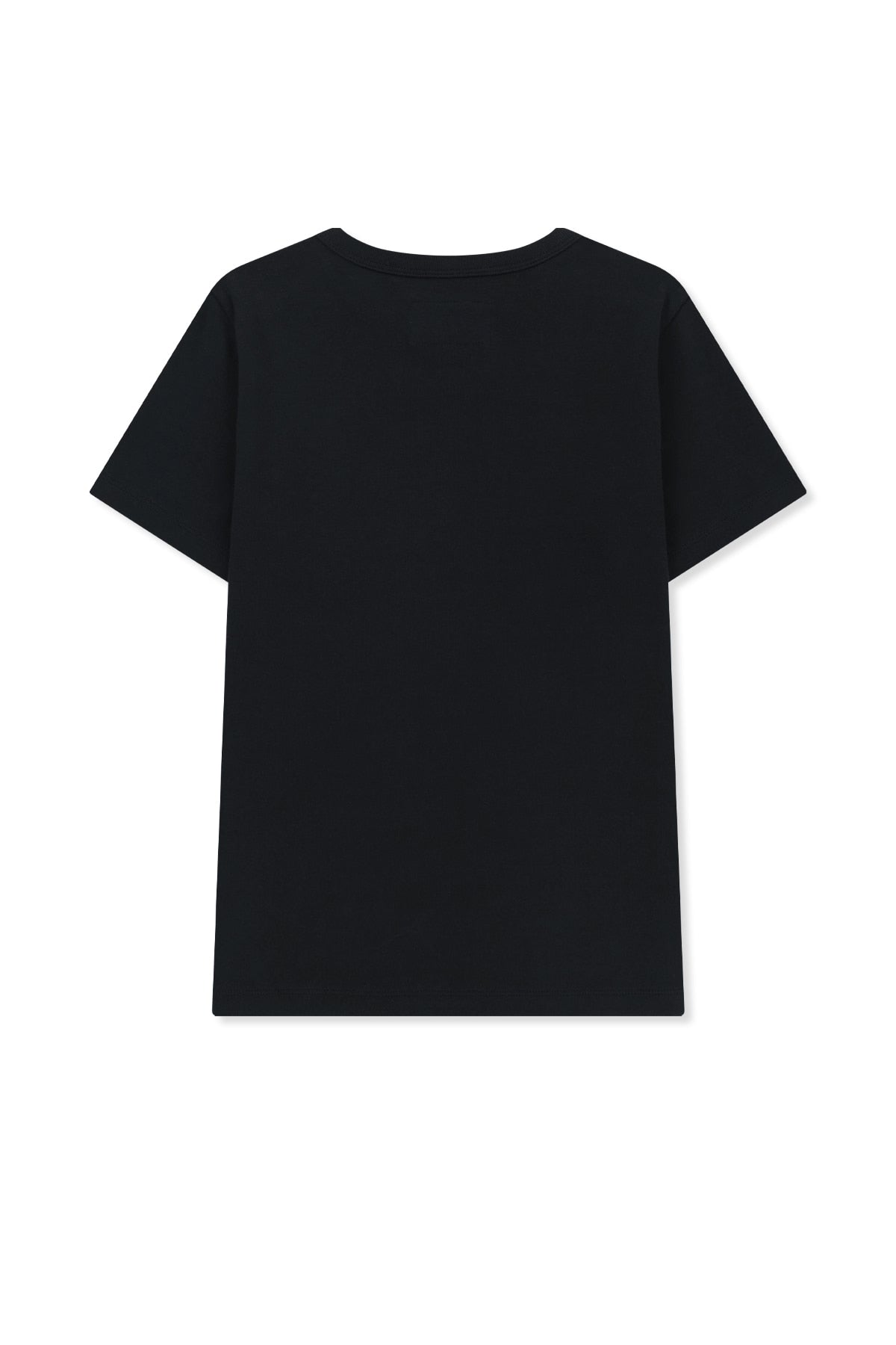 matinkim LABEL DETAIL SLIM FIT TOP IN BLACK