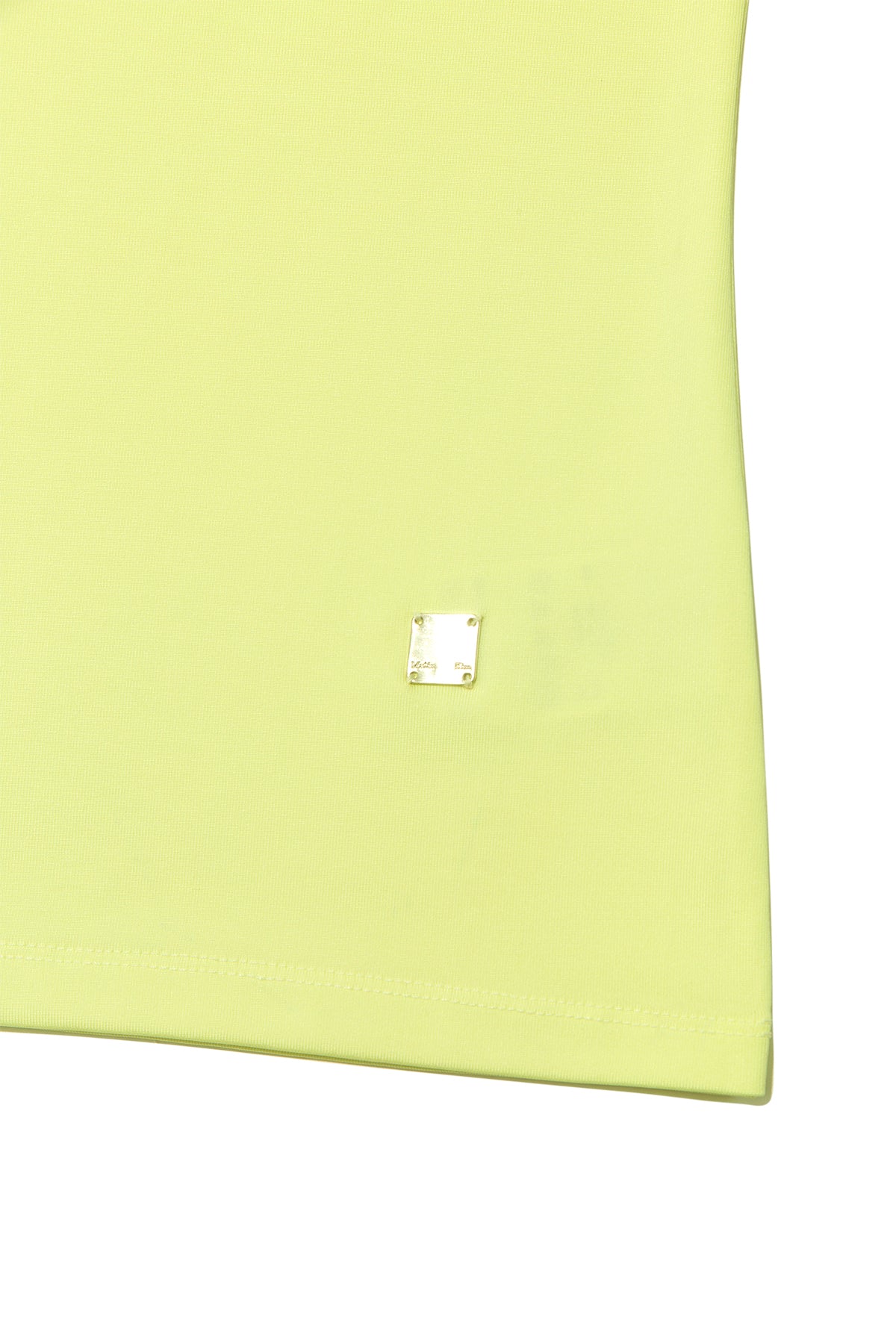 matinkim STRING HALTER NECK TANK TOP IN LIGHT YELLOW