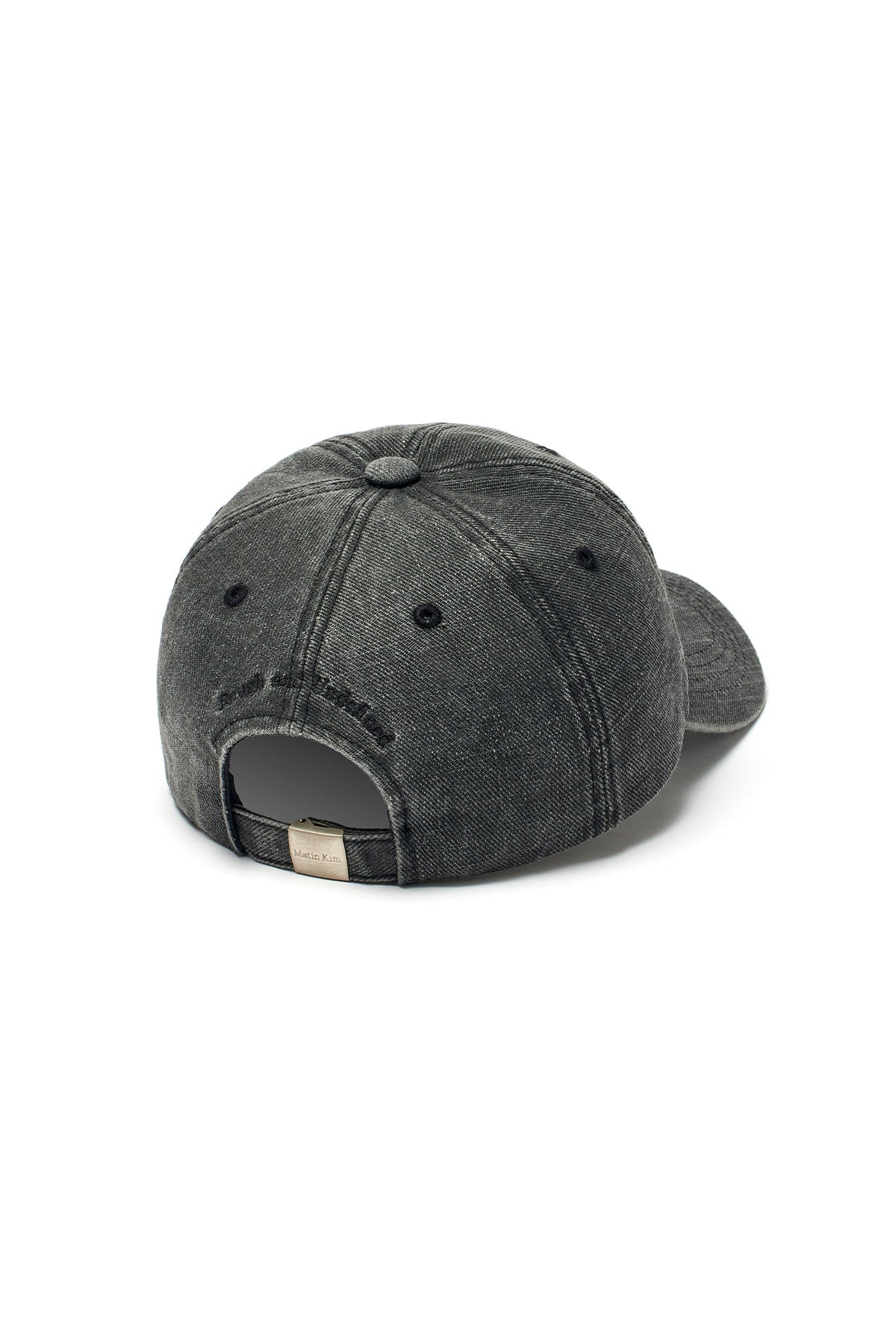 matinkim MATIN LOGO WASHED BALL CAP IN BLACK