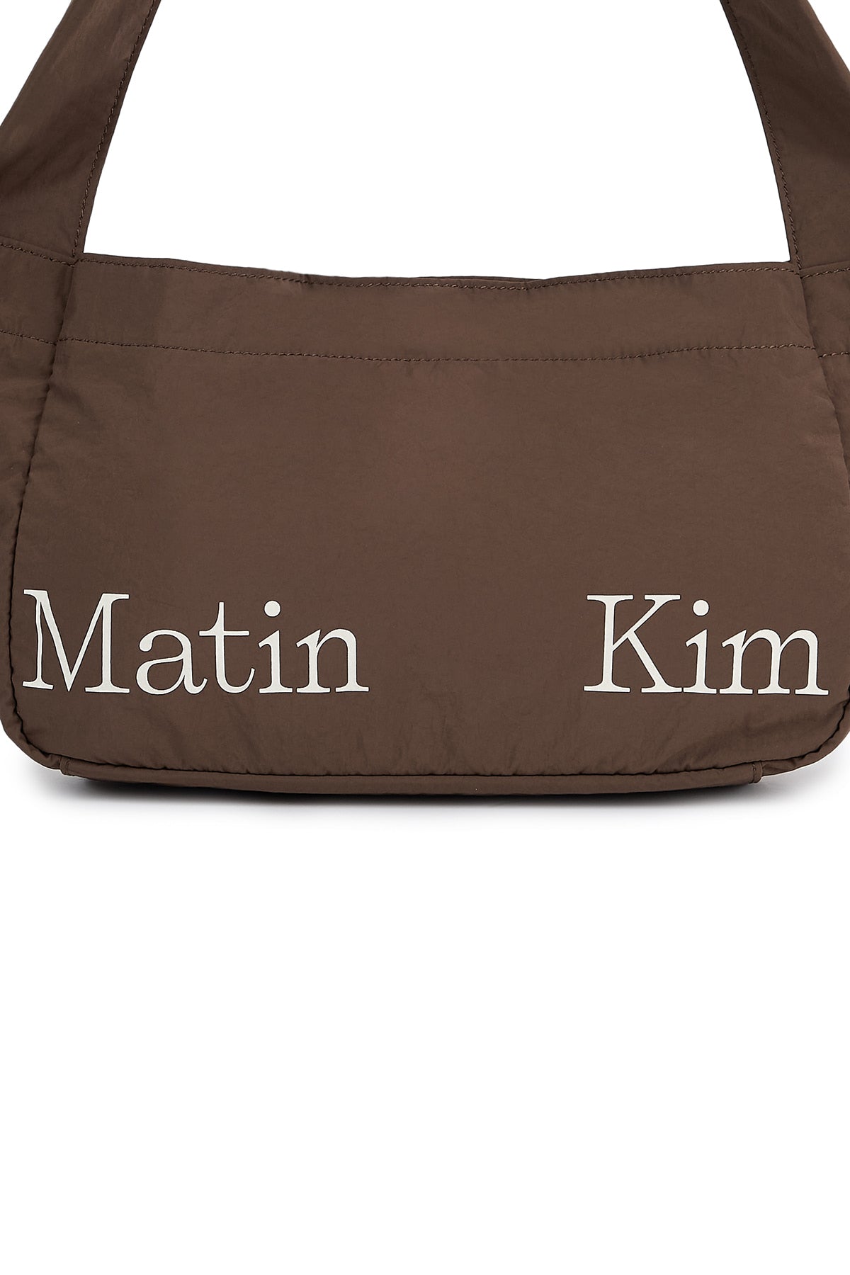 matinkim MATIN CRISP MINI ECOBAG IN BROWN