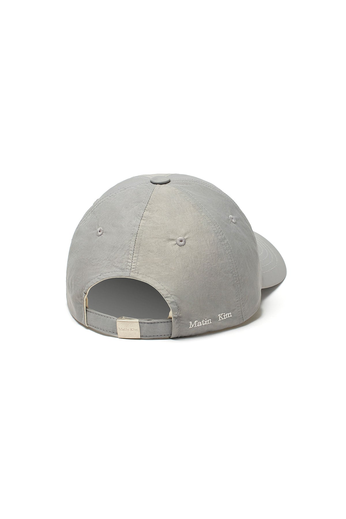 matinkim MATIN GLOSSY BALL CAP IN GREY