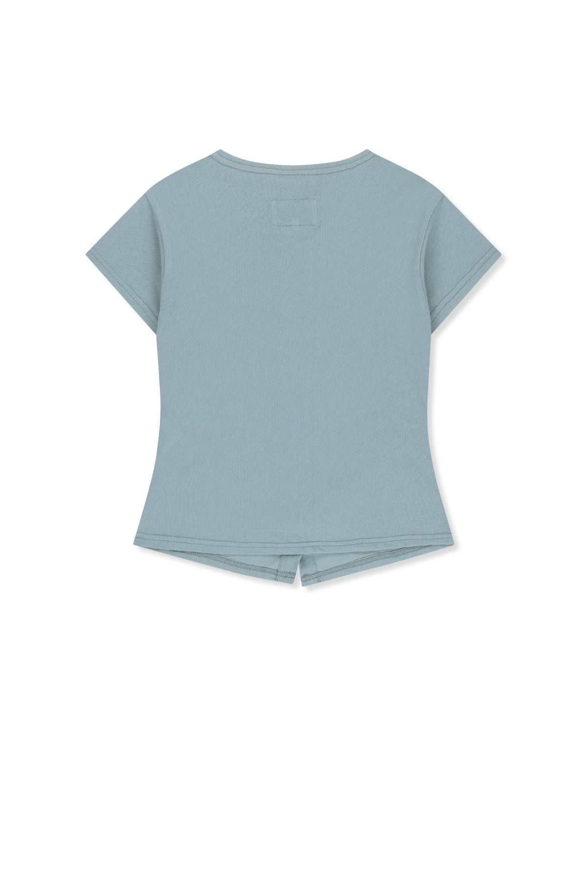 matinkim SIDE SHIRRING BUTTON TOP IN LIGHT BLUE