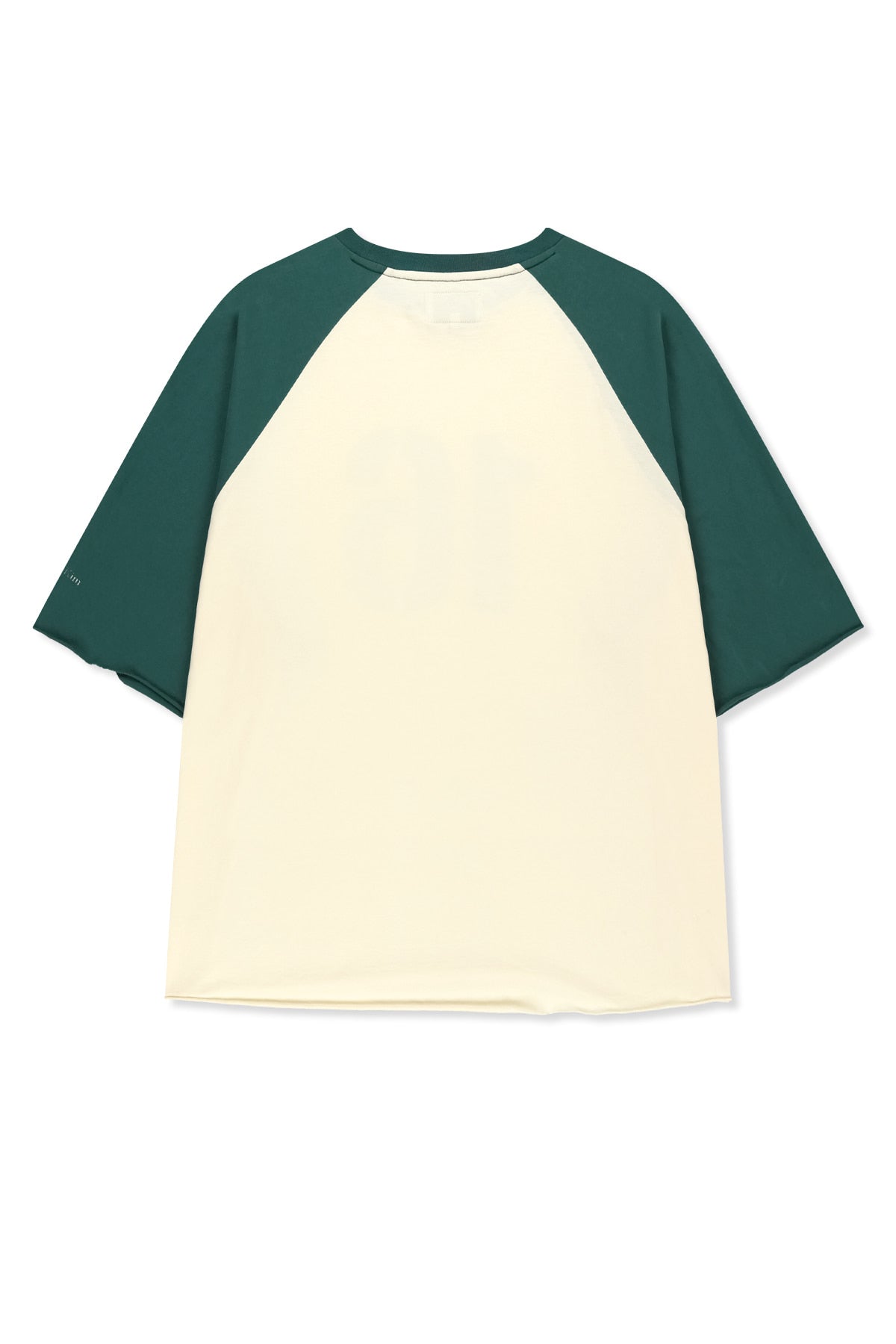 matinkim RAW EDGE RAGLAN TOP IN CREAM