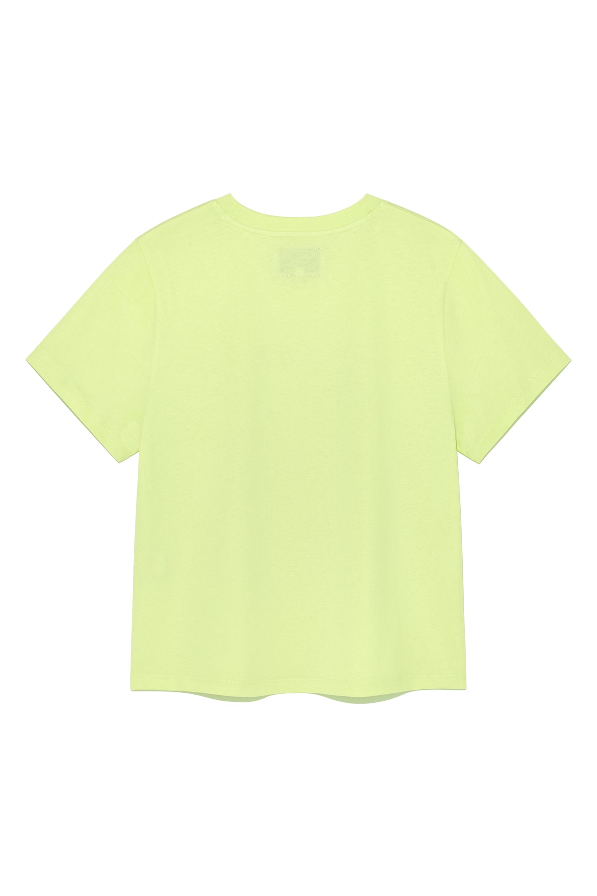 matinkim STICKER GRAPHIC LOGO TOP IN LIME