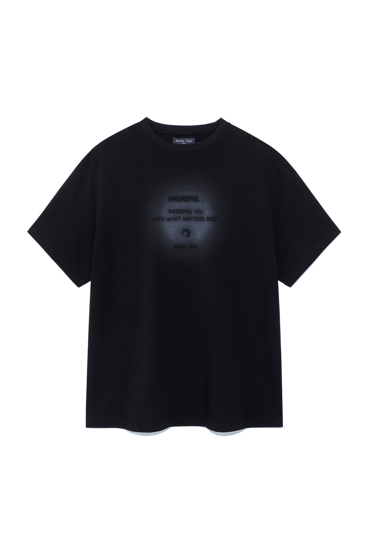 matinkim PAIRING LOGO PRINTING TOP FOR MEN IN BLACK