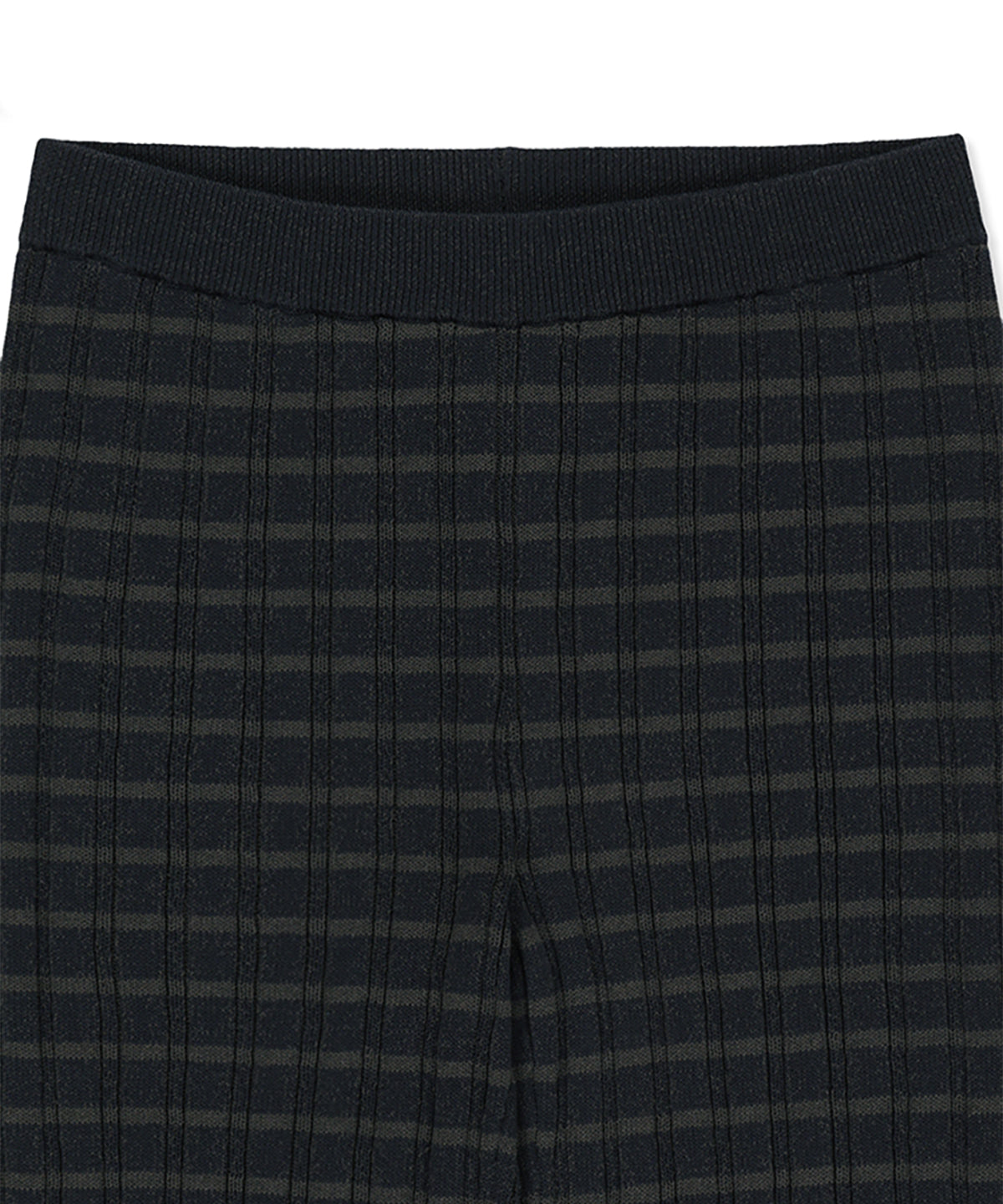 matinkim STRIPE KNIT SHORTS IN NAVY