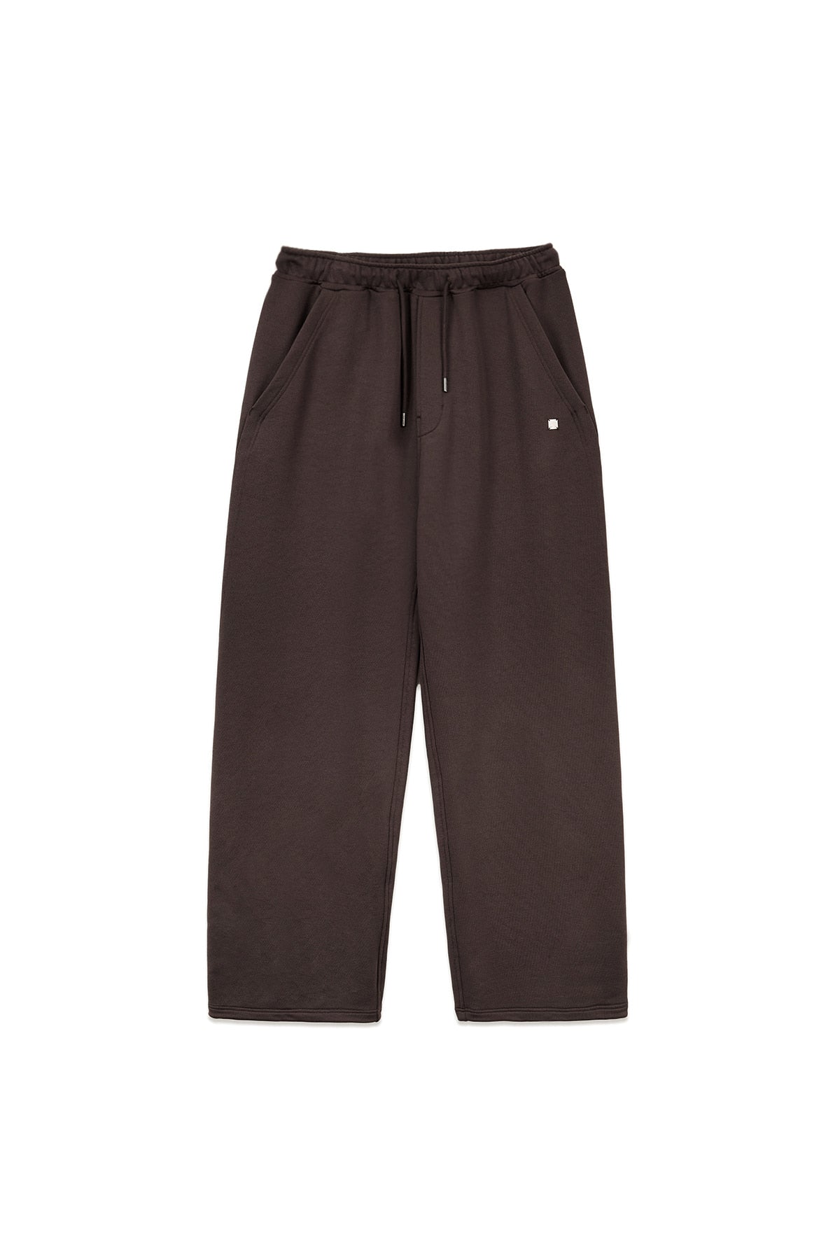 matinkim BACK POCKET GLITTER SWEATPANTS FOR MEN IN BROWN