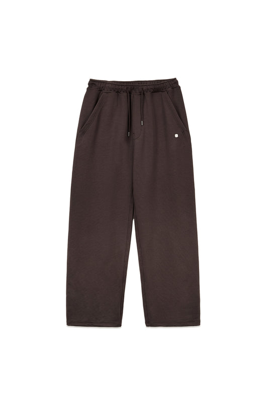 matinkim BACK POCKET GLITTER SWEATPANTS FOR MEN IN BROWN