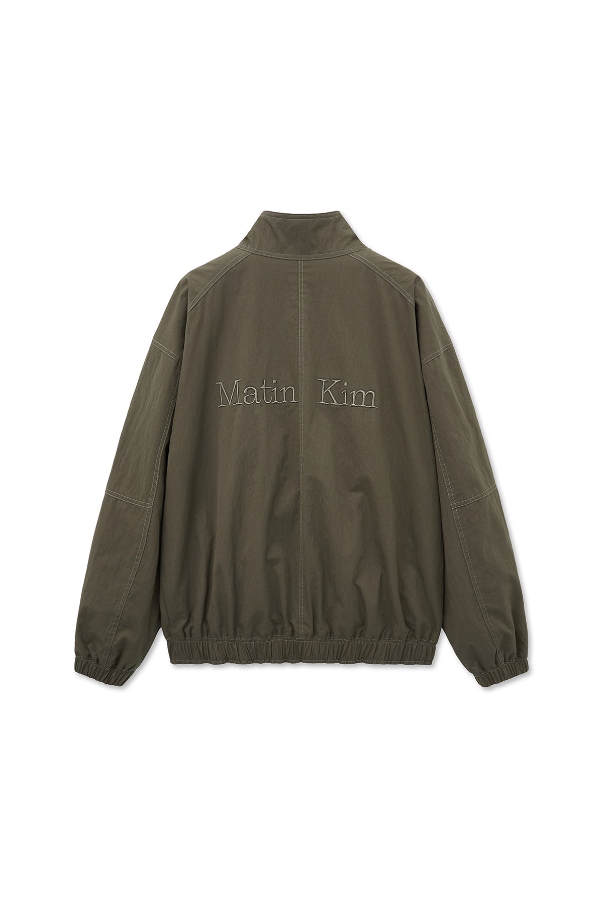 matinkim UTILITY BOMBER JUMPER FOR WOMEN IN KHAKI BROWN