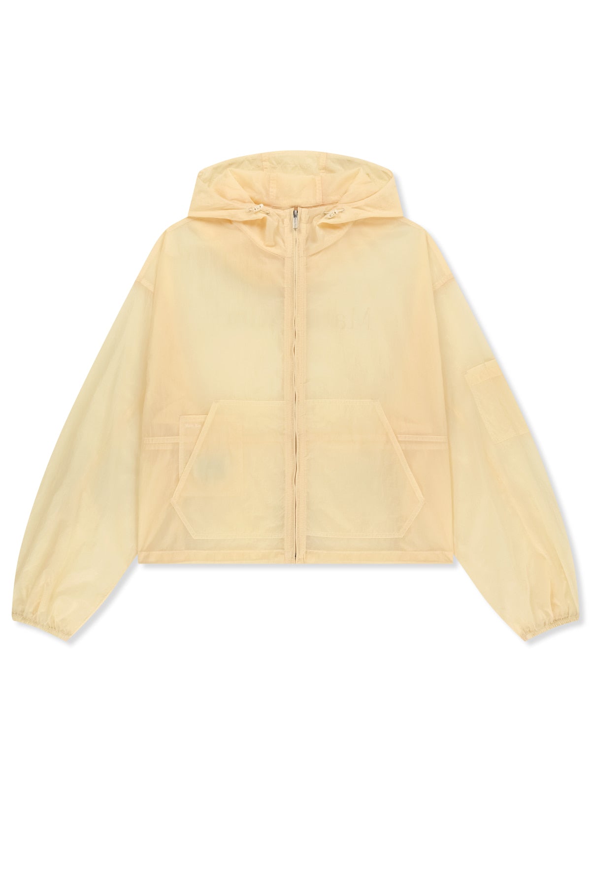 matinkim BACK LOGO HOODY WINDBREAKER FOR WOMEN IN CREAM