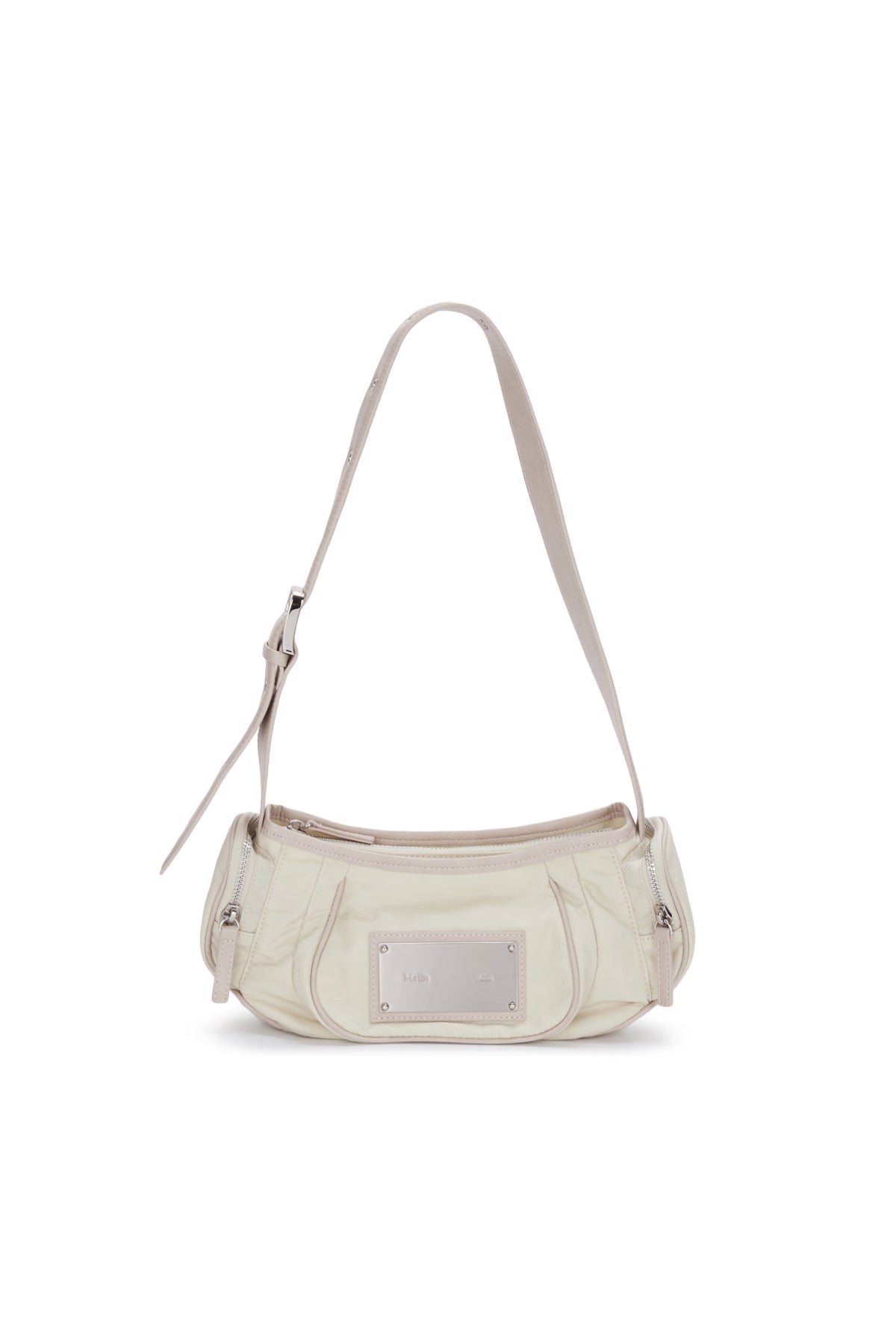 matinkim MADELEINE ROUND BAG IN LIGHT BEIGE