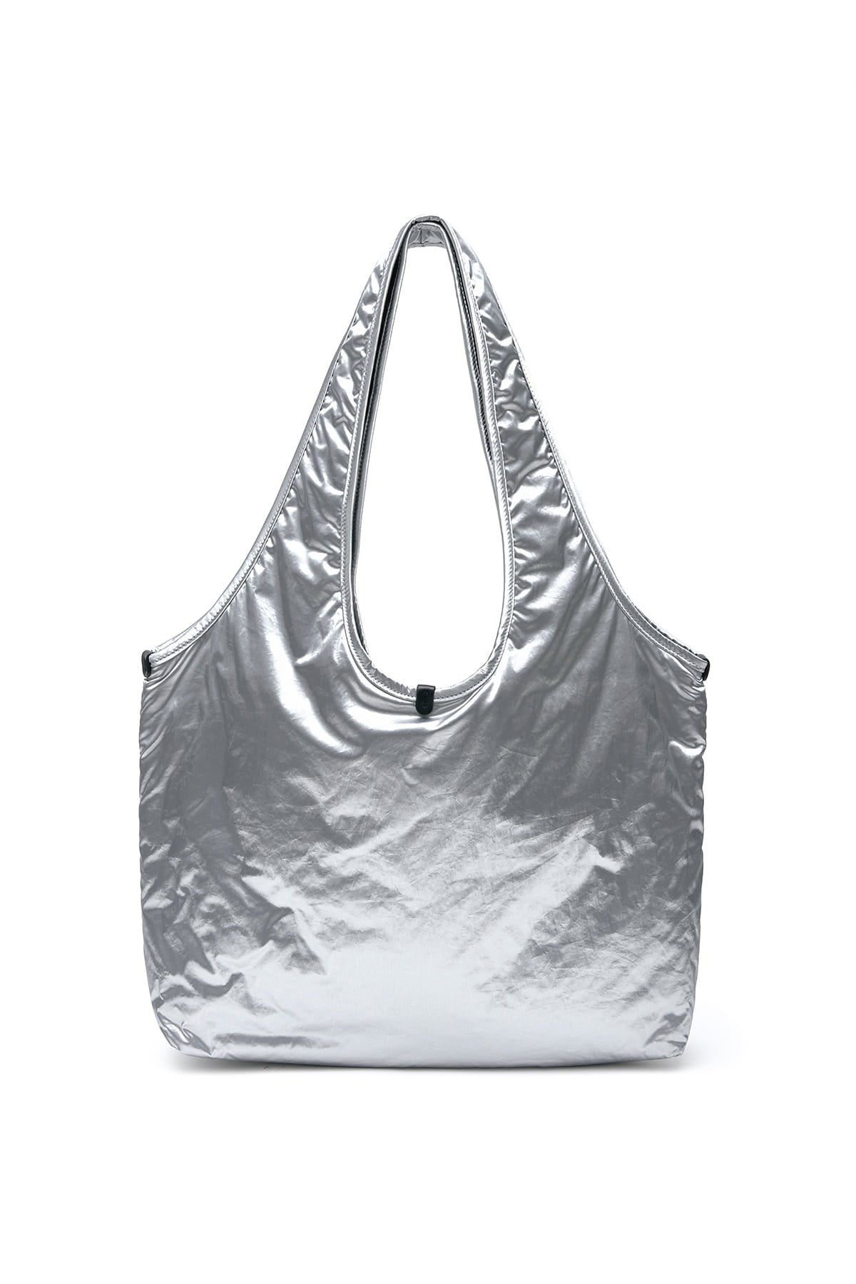 matinkim MATIN LOGO QUILTING ECOBAG IN SILVER