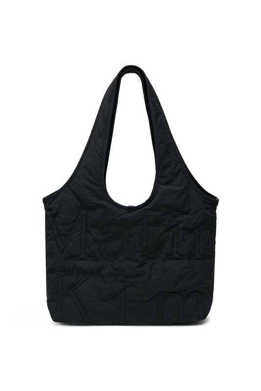 matinkim MATIN LOGO QUILTING ECOBAG IN BLACK