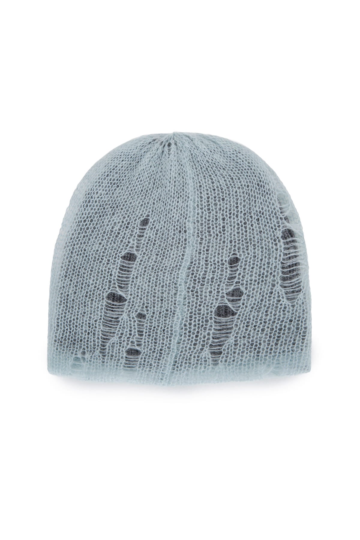 matinkim VINTAGE LAYER KNIT BEANIE IN LIGHT BLUE