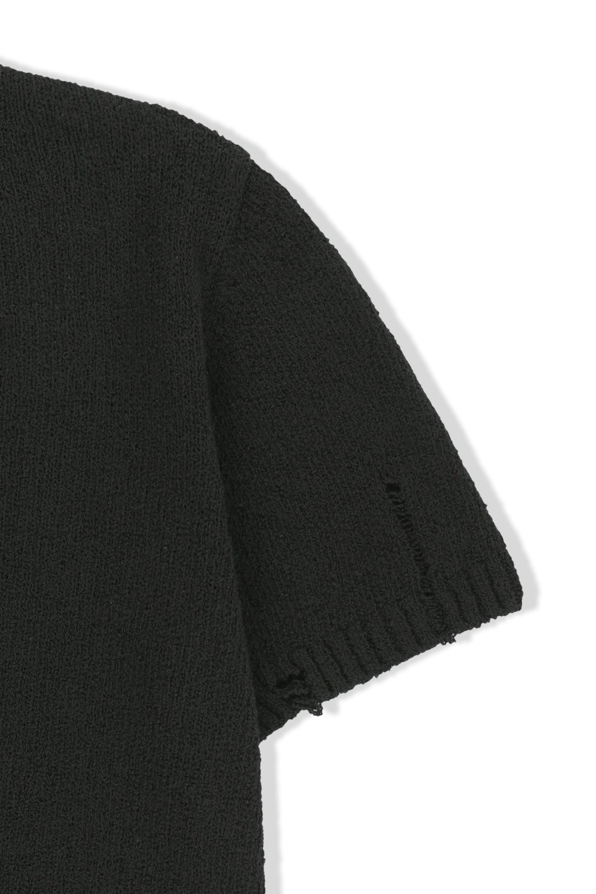 matinkim HALF SLEEVE LOGO PULLOVER FOR WOMEN IN BLACK