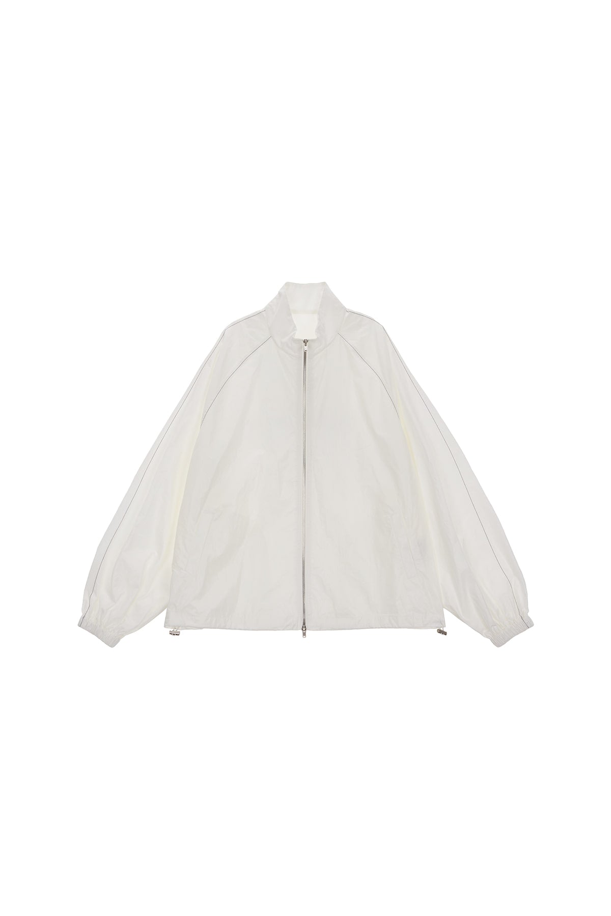 matinkim MATIN KIM LOGO COATING JUMPER IN IVORY