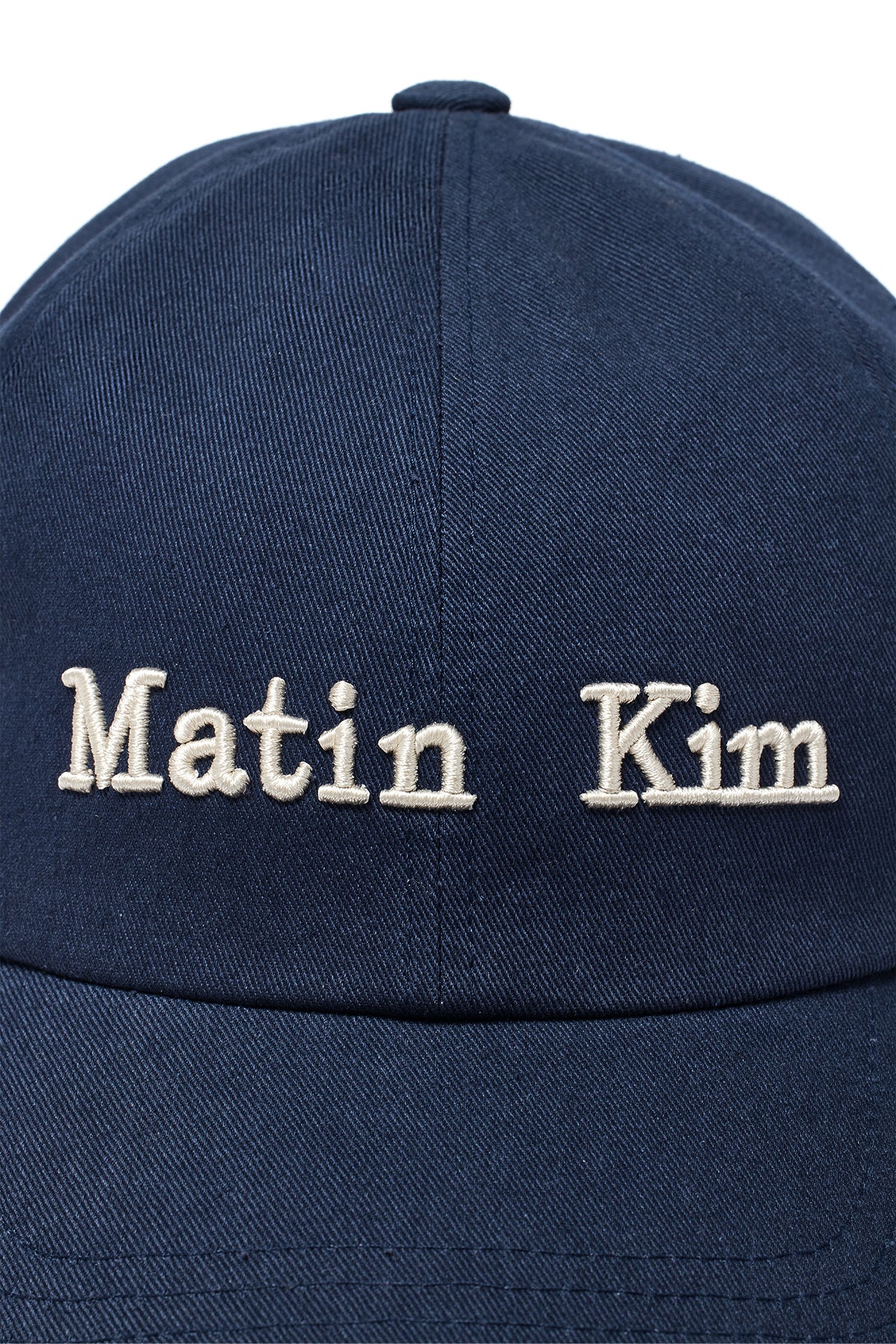 matinkim MATIN CLASSIC LOGO BALL CAP IN NAVY