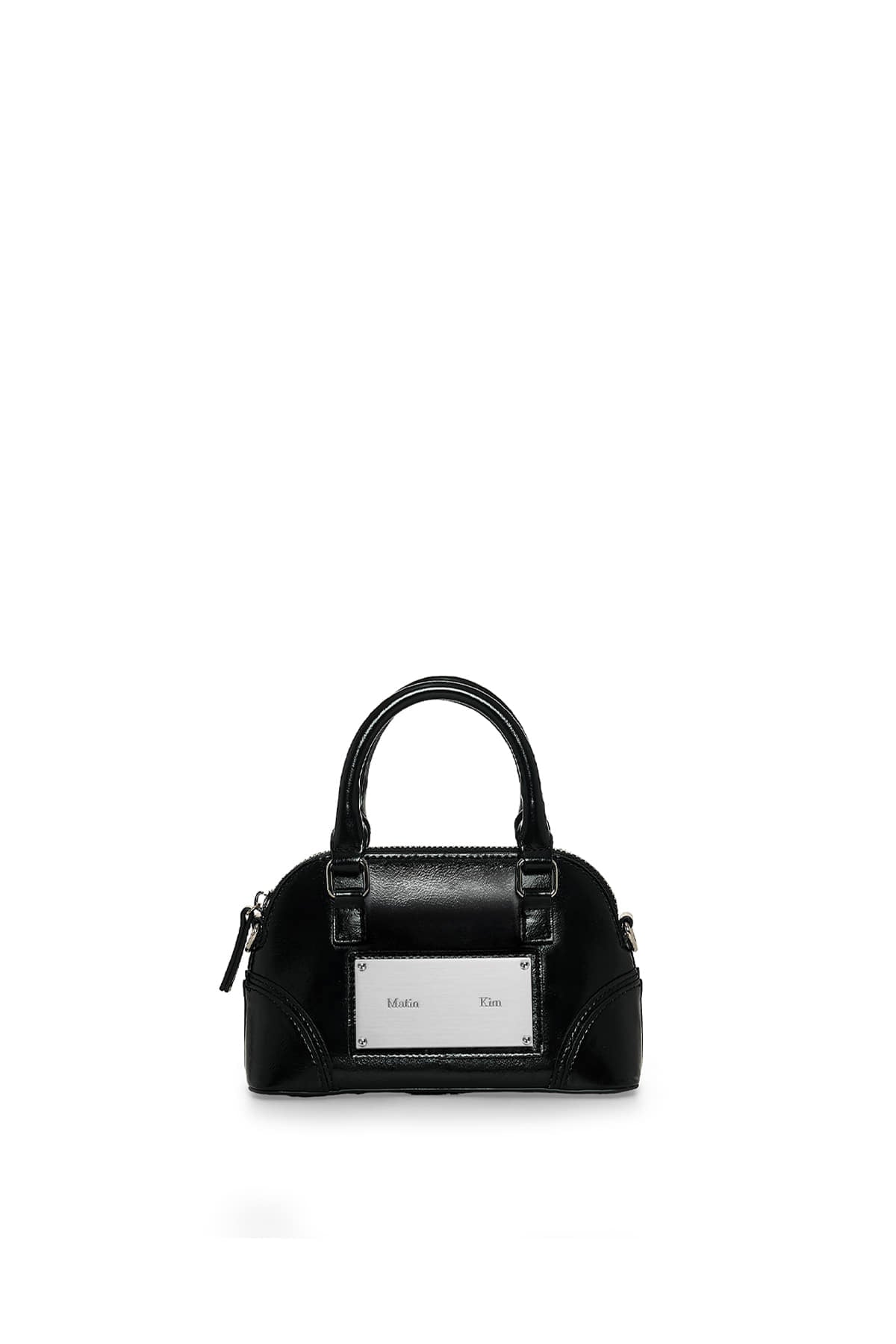 matinkim CURVE ZIP MINI BAG IN BLACK