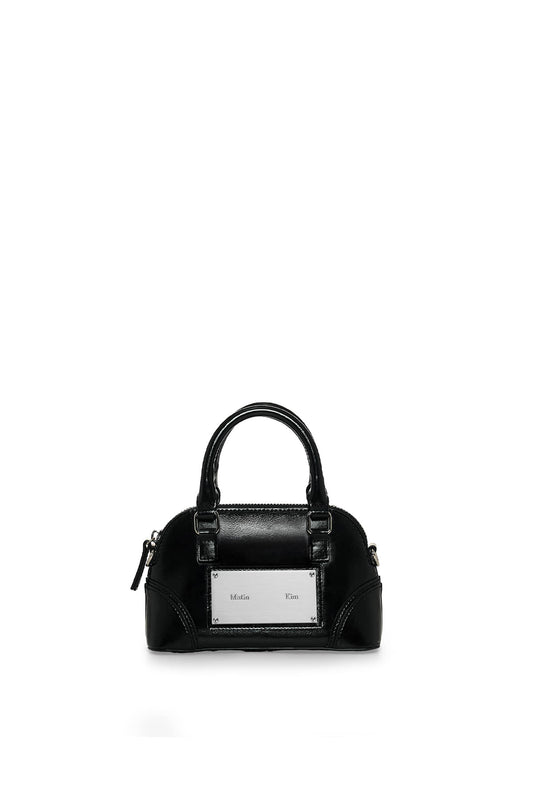 matinkim CURVE ZIP MINI BAG IN BLACK