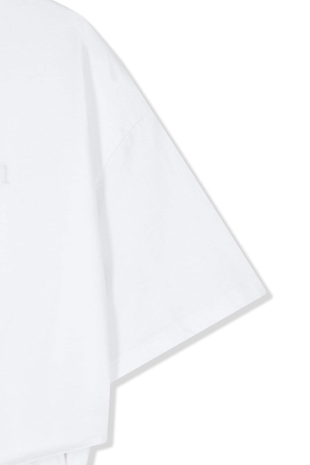 matinkim TIE DETAIL DRAPED LOGO TOP IN WHITE