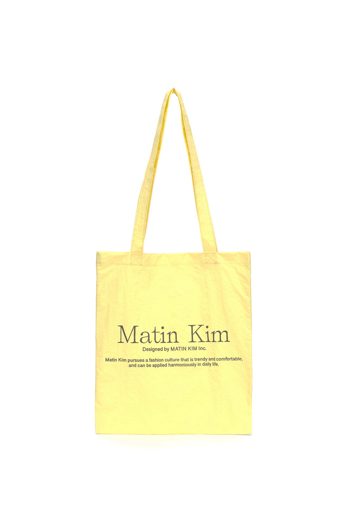 matinkim MATIN PALETTE ECOBAG IN YELLOW