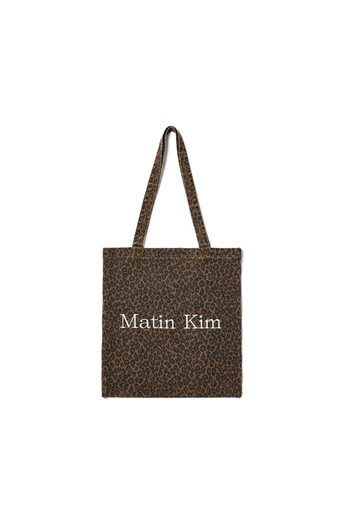 matinkim MATIN LEOPARD ECOBAG IN BROWN