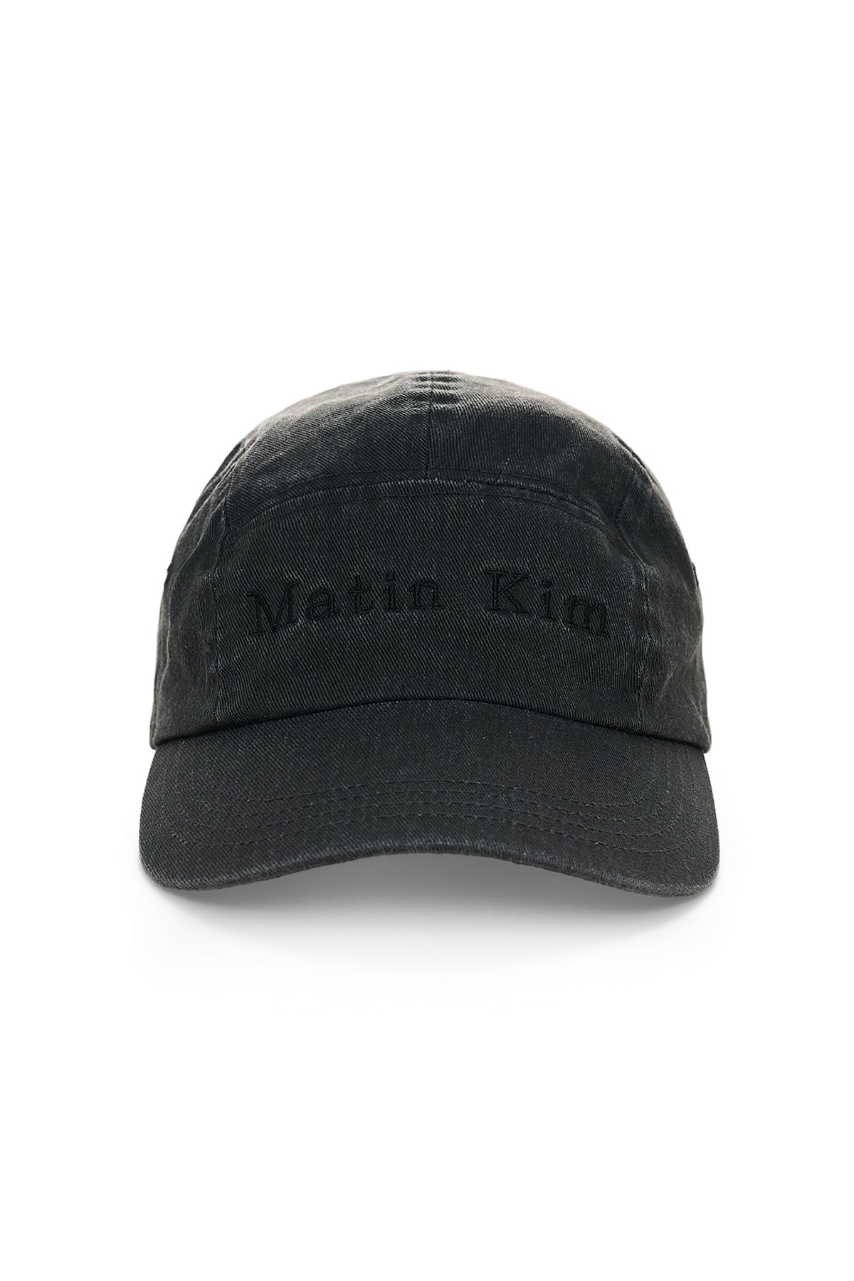matinkim MATIN WASHED CAMP CAP IN BLACK