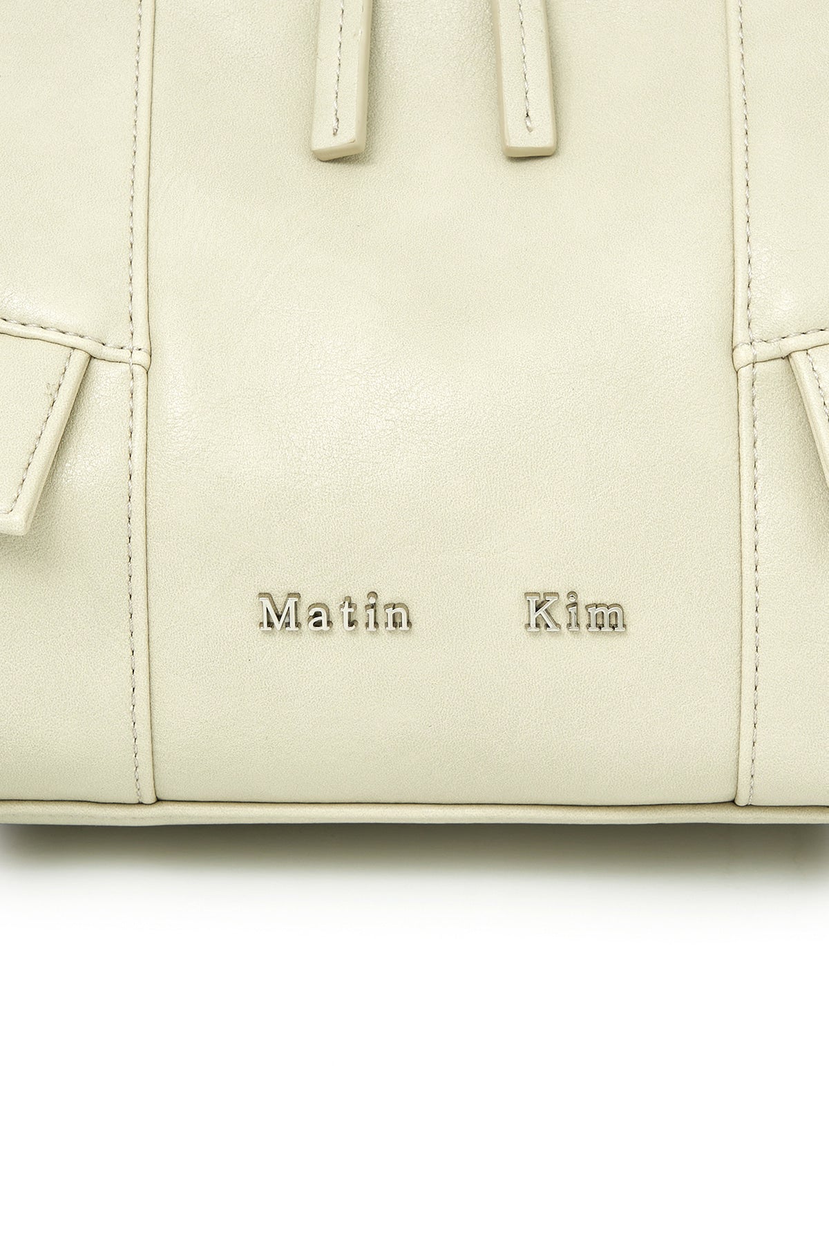 matinkim WIDE NEMO SHOULDER BAG IN LIGHT BEIGE